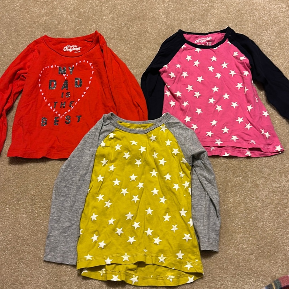 3 Oshkosh B’gosh Girls Shirts